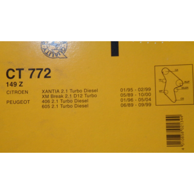 E774E - CINGHIA DISTRIBUZIONE CT772 149 DENTI CITROEN PEUGEOT XANTIA XM 2.1 TD