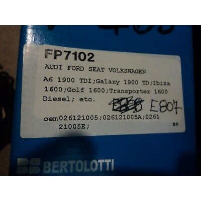 E807 - WATER PUMP - POMPA ACQUA - FP7102 AUDI FORD SEAT A6 GALAXY GOLF IBIZA 1.6-0