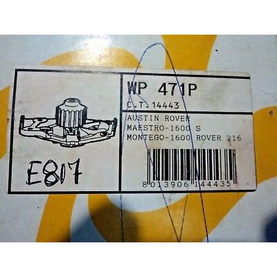 E817 - WATER PUMP - POMPA ACQUA - WP471P AUSTIN ROVER MONTEGO MAESTRO 1600 216-0