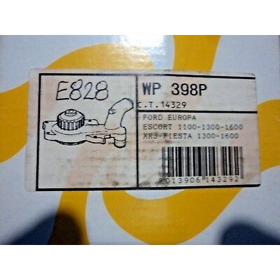 E828 - WATER PUMP - POMPA ACQUA - WP398P FORD ESCORT FIESTA XR3 1.1 1.3 1.6 -0