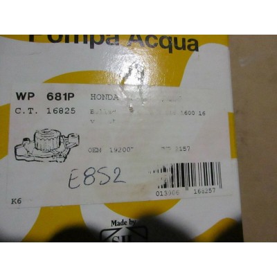 E852 - WP681P POMPA ACQUA WATER PUMP HONDA CIVIC CONCERTO-0