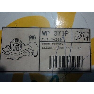 E877 - POMPA ACQUA - PUMP WATER - wp371p FORD EUROPA FORD ESCORT 1.3 1.6 XR3-0