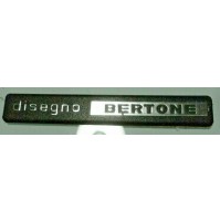 E929 - DISEGNO BERTONE SCRITTA LOGO EMBLEM FREGIO Lamborghini Ferrari Dino