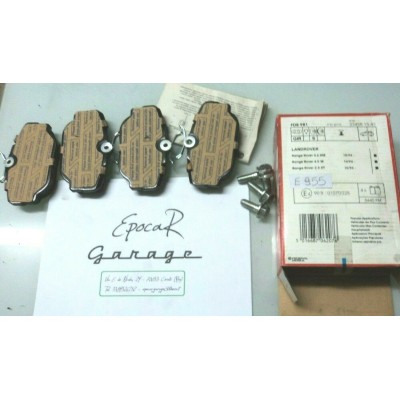 E955 - SET PASTIGLIE PATTINI FRENI - LAND ROVER RANGE ROVER 2.5 4.0 4.6 POST