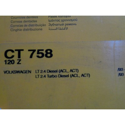 F1320i -- cinghia CT758 120 DENTI VW LT 2.4DIESEL E TURBO DIESEL