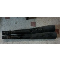 F1385 - COPPIA MARMITTE MOTO HONDA BMW KAWASAKI Z100 400 FOUR RACE CAFE