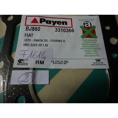 F1614 - GUARNIZIONE TESTATA TESTA CILINDRI PAYEN BJ860 - FIAT PANDA UNO 127 D DS-0