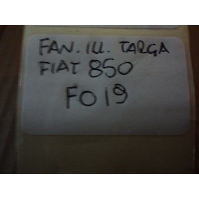 F19 - FANALINO ILLUMINA TARGA FIAT 850-0