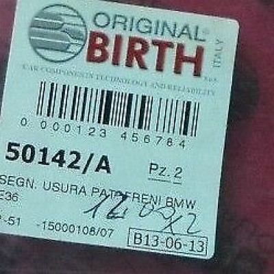 F413 - SENSORE USURA PASTIGLIE BIRTH 50142/A BMW Z3 E36-0