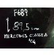 F689 - PARABREZZA MERCEDES CLASSE A - H 89,5cm - WINDSCHIELD WINDSCREEN 2004 04