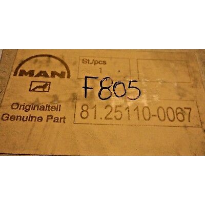 F805 - 81.25110-0067 VETRO FANALE SINISTRO SX MAN-0