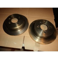 F807 - COPPIA DISCHI FRENO POSTERIORI BMW 320 323 324 DAL 1982 E21