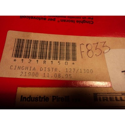 F833 - CINGHIA DI DISTRIBUZIONE - FIAT 127 1300 - 121R150-0
