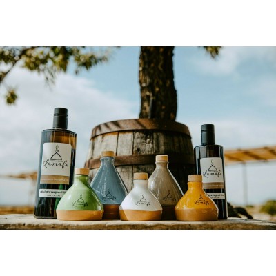 LAMAFA' LATTINA DA 3 LITRI OLIO D'OLIVA PURO MONICULTIVAR CORATINA FILTRATO -0