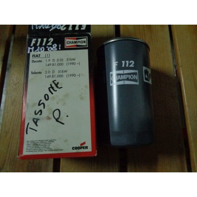 M10081 - FILTRO OLIO OIL FILTER CHAMPION F112 FIAT DUCATO TALENTO 1.9 2.0 DIESEL