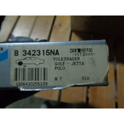 M10299 - PASTICCHE PASTIGLIE PATTINI FRENI B 342315NA VW POLO GOLF JETTA ANT.-1