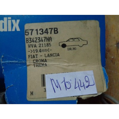 M10442 - KIT SERIE PATTINI PASTICCHE FRENI 571347 LANCIA THEMA FIAT CROMA-0
