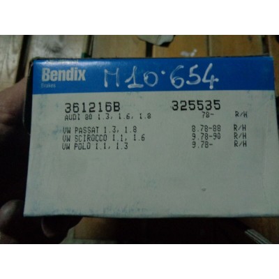 M10654 - KIT SET SERIE GANASCE FRENO 361216B AUDI 80 VW PASSAT POLO '78-'90-0
