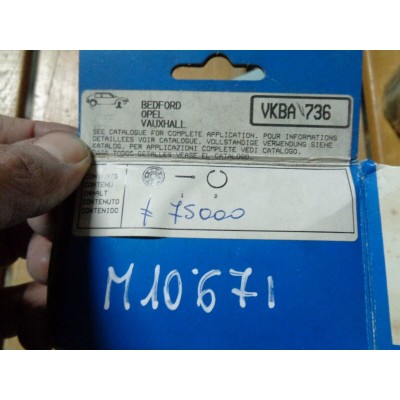 M10671 - SKF VKBA736 CUSCINETTO RUOTA  ANTERIORE OPEL CORSA ASTRA ASCONA KADETT-0