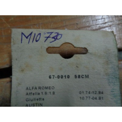 M10730 - COPPIA SPAZZOLA TERGI CRISTALLO VALEO 58CM ALFA ALFETTA RITMO SAAB 900-5