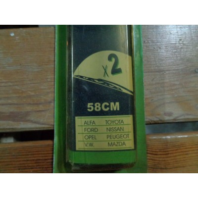 M10730 - COPPIA SPAZZOLA TERGI CRISTALLO VALEO 58CM ALFA ALFETTA RITMO SAAB 900-0