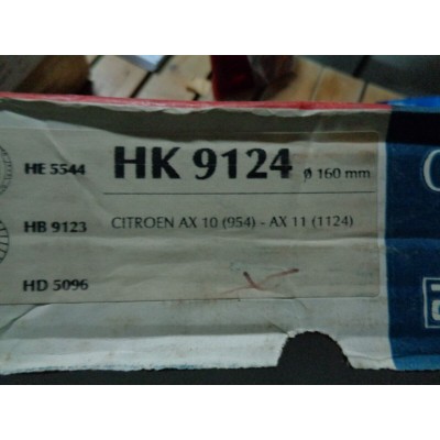 M10775 - KIT FRIZIONE 3 PEZZI AP HK9124 160mm CITROEN AX 954cc E 1124cc-1