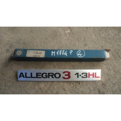 M1774ZP XX - SCRITTA BADGE EMBLEM LOGO EMBLEMA AUSTIN ALLEGRO 3 1.3HL 