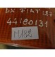 M182 XX - PLASTICA TRASPARENTE FIAT 127  DX DESTRA 44180131