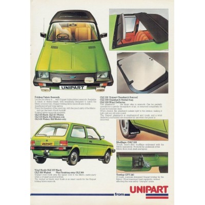 M2104 XX - GLZ368 UNIPART ACCESSORIO AUSTIN MINI METRO 