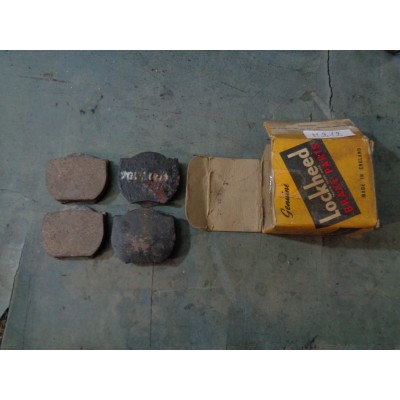 M212 XX - KIT PATTINI PASTICCHE PASTIGLIE FRENI AUSTIN MORRIS MINI COOPER 1000