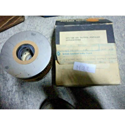 M22 XX FILTRO OLIO OIL FILTER GFE138 UNIPART TRIUMPH GT6 MK 1 - 3  