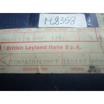 M2358 XX - CONTACHILOMETRI LAND ROVER 88 109 2° 3° SERIES PCR1782 PRC2605-0