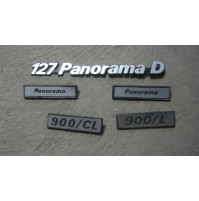 M2528 XX - STOCK LOGO SCRITTA EMBLEM BADGE STEMMA FIAT 127 PANORAMA 900L
