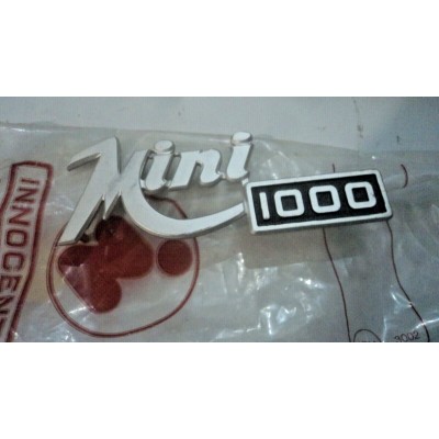 M349 XX - STEMMA LOGO EMBLEM EMBLEMA INNOCENTI MINI 1000 MINOR SCRITTA 