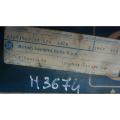 M3674 XX - DZA6306 MANIGLIA ESTERNA AUSTIN ALLEGRO INNOCENTI ALLEGRO-0