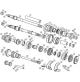 M4004 XX - 22B588 BOCCOLA CAMBIO MG MGB FIG. 93