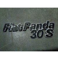 M4907 XX - LOGO EMBLEM EMBLEMA SCRITTA FREGIO FIAT PANDA 30 S