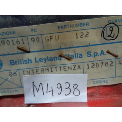 M4938 XX - GFU122 RELE RELAIS RELAY LAMPEGGIATORE LUCI TRIUMPH JAGUAR MG-0