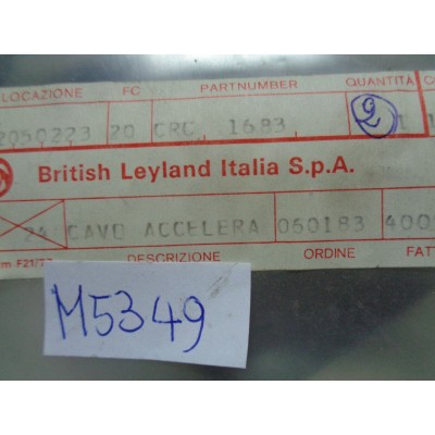 M5349 XX - CRC1683 CAVO TIRANTE ACCELERATORE ROVER SD1-0