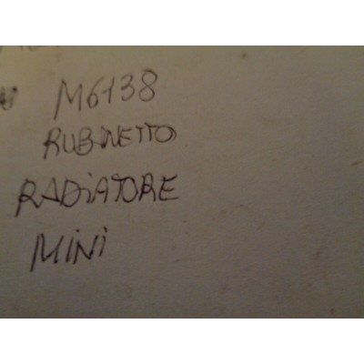 M6138 XX - RUBIENTTO RADIATORE Mini MINOR COOPER INNOCENTI AUSTIN-1