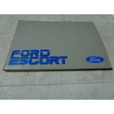 M6792 XX - MANUALE USO E MANUTENZIONE FORD ESCORT