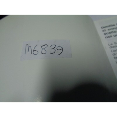 M6839 XX - MANUALE USO E MANUTENZIONE SKODA OCTAVIA-0