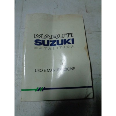 M6852 XX - MANUALE USO E MANUTENZIONE SUZUKI MARUTI