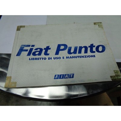 M6867 XX - LIBRETTO USO E MANUTENZIONE FIAT PUNTO