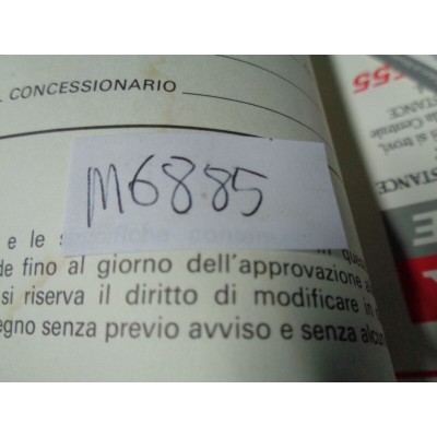 M6885 XX - LIBRETTO MANUALE DELL'UTENTE HONDA CONCERTO-0