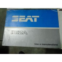 M6948 XX - LIBRETTO MANUALE USO E MANUTENZIONE SEAT IBIZA