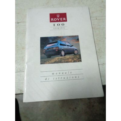 M6988 XX - LIBRETTO MANUALE USO E MANUTENZIONE ROVER 100