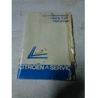 M7019 XX - LIBRETTO MANUALE USO E MANUTENZIONE CITROEN VISA 10 11 GT DIESEL