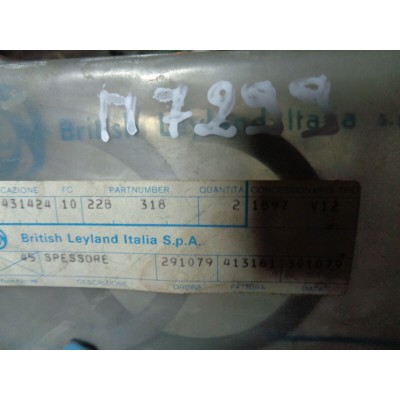 M7299 XX - GUARNIZIONE ANELLO SPESSORE MG MGB MGC GT  BRITISH LEYLAND 22B318-0