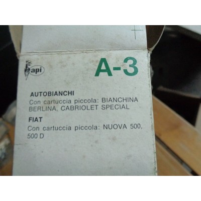 M7645o XX - FILTRO ARIA AIR FILTER AUTOBIANCHI BIANCHINA - CABRIOLET FIAT 500 D-0